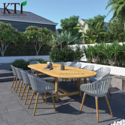 outdoor table, kharismateak, indonesian furniture manufacturer